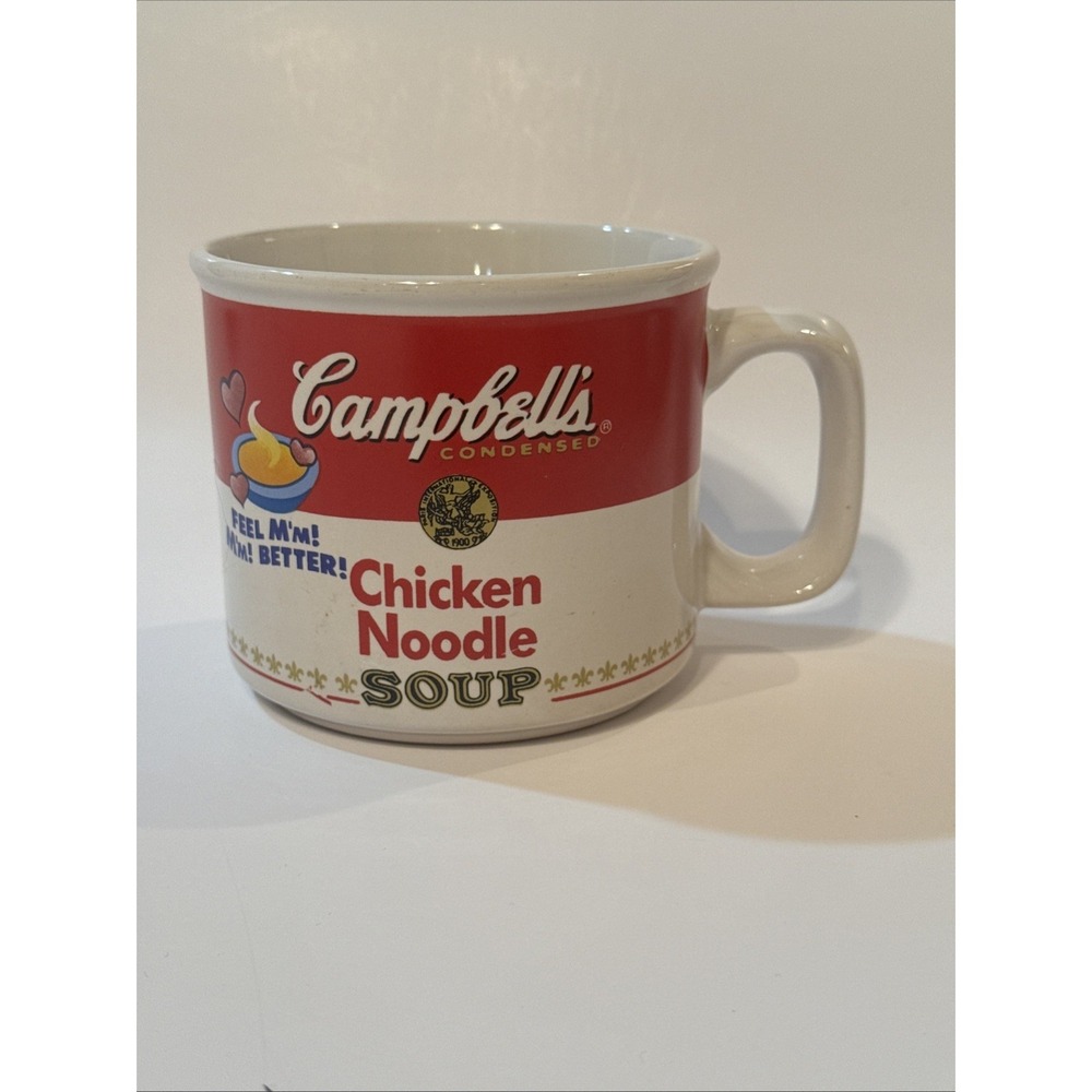1997 VINTAGE CAMPBELL'S CHICKEN NOODLE SOUP MUG BY *WESTWOOD